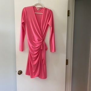 Faux wrap dress